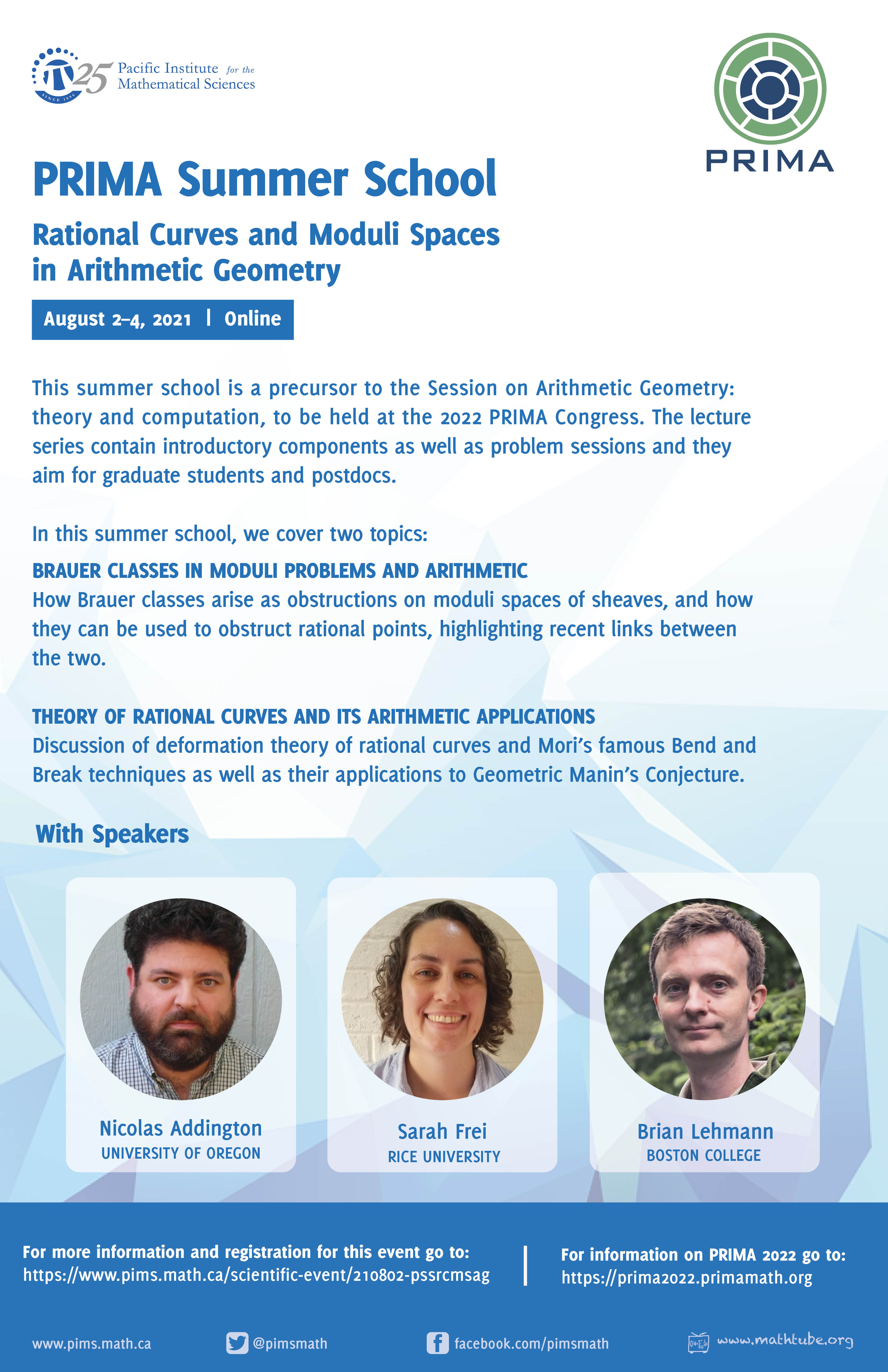 Rational curves and moduli spaces in arithmetic geometry